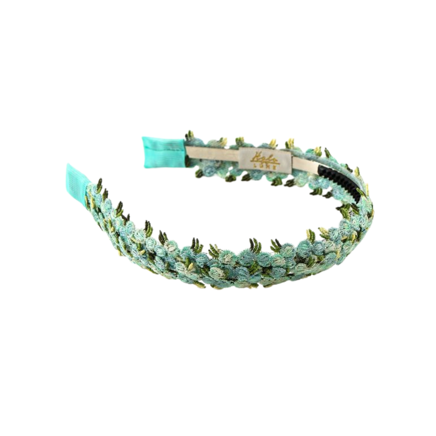 Halo Gia Embroidered Floral Headband