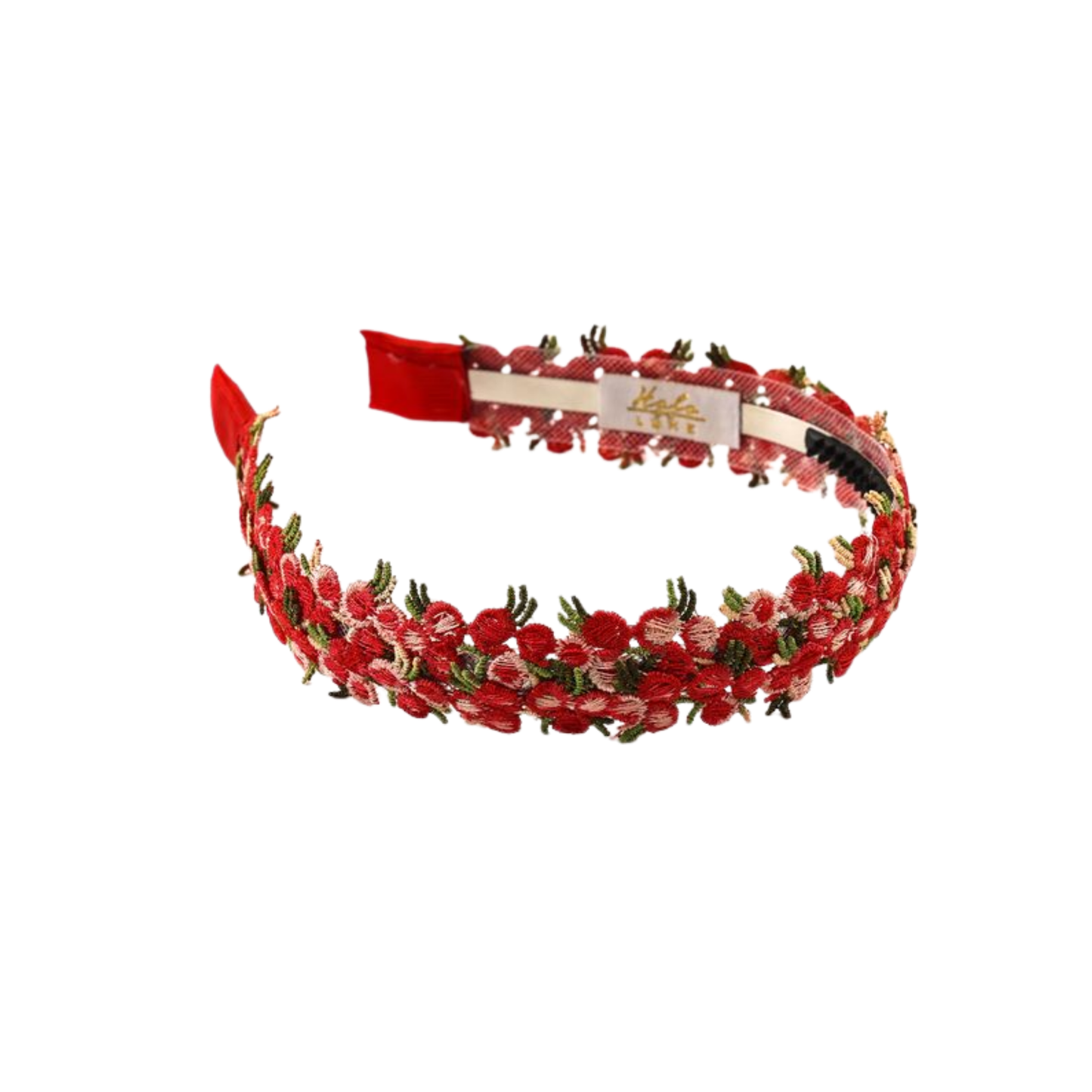 Halo Gia Embroidered Floral Headband