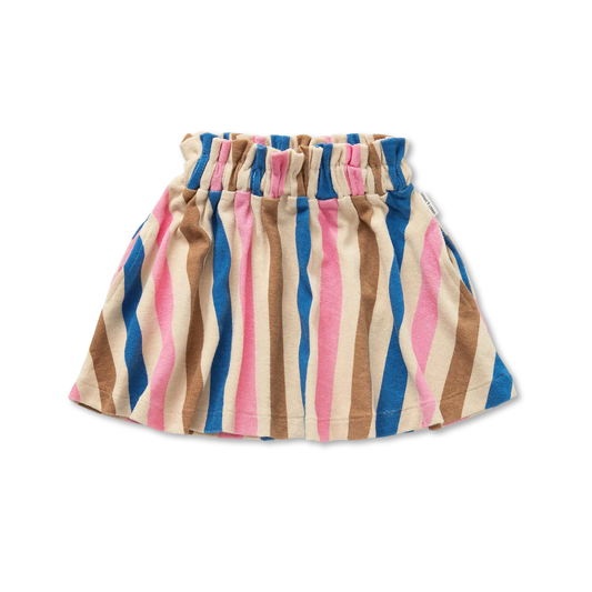 Sproet & Sprout Multicolor Paperbag Stripes Short Skirt