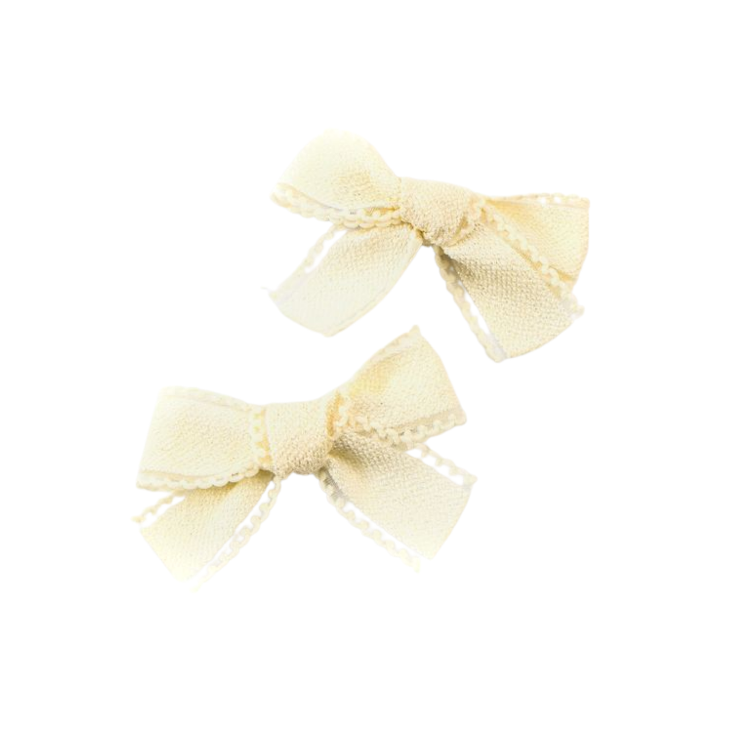 Halo Esmae Lace Trimmed Linen Double Clip Set