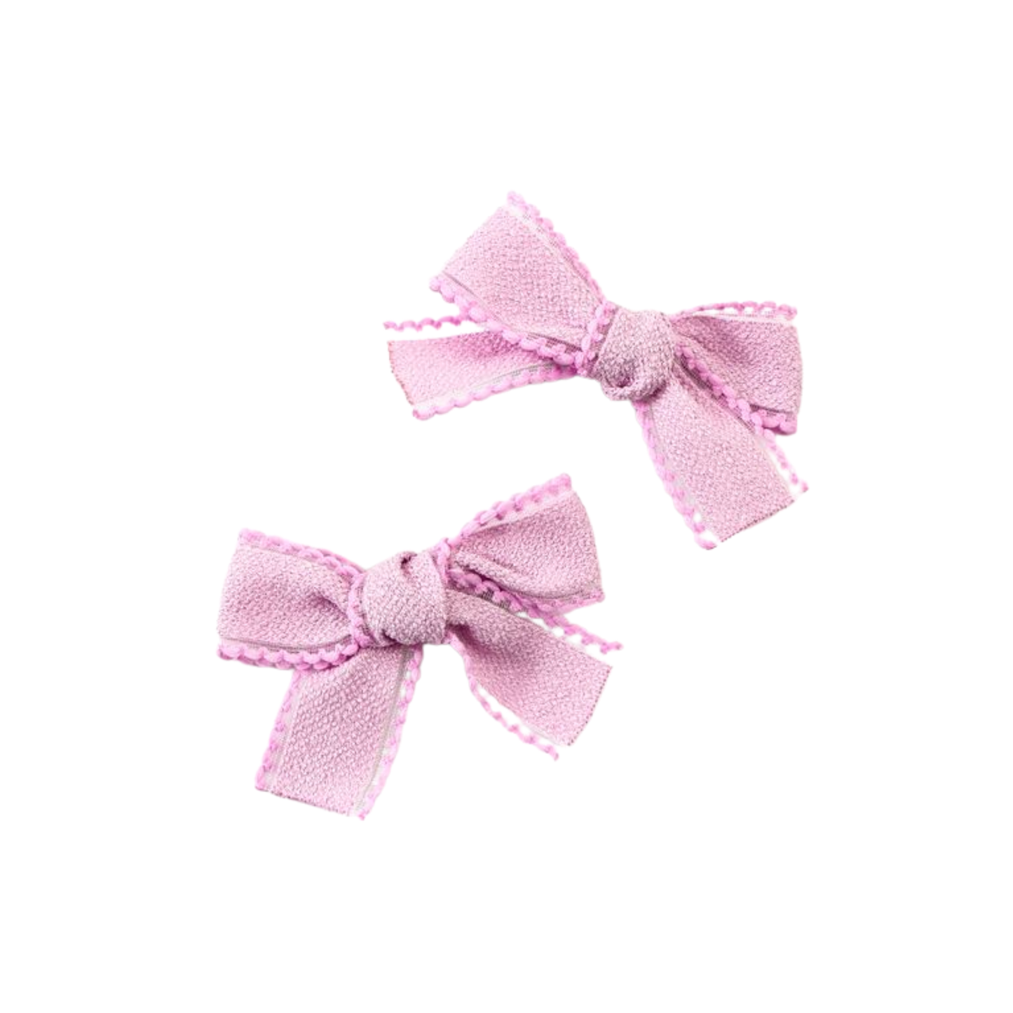 Halo Esmae Lace Trimmed Linen Double Clip Set