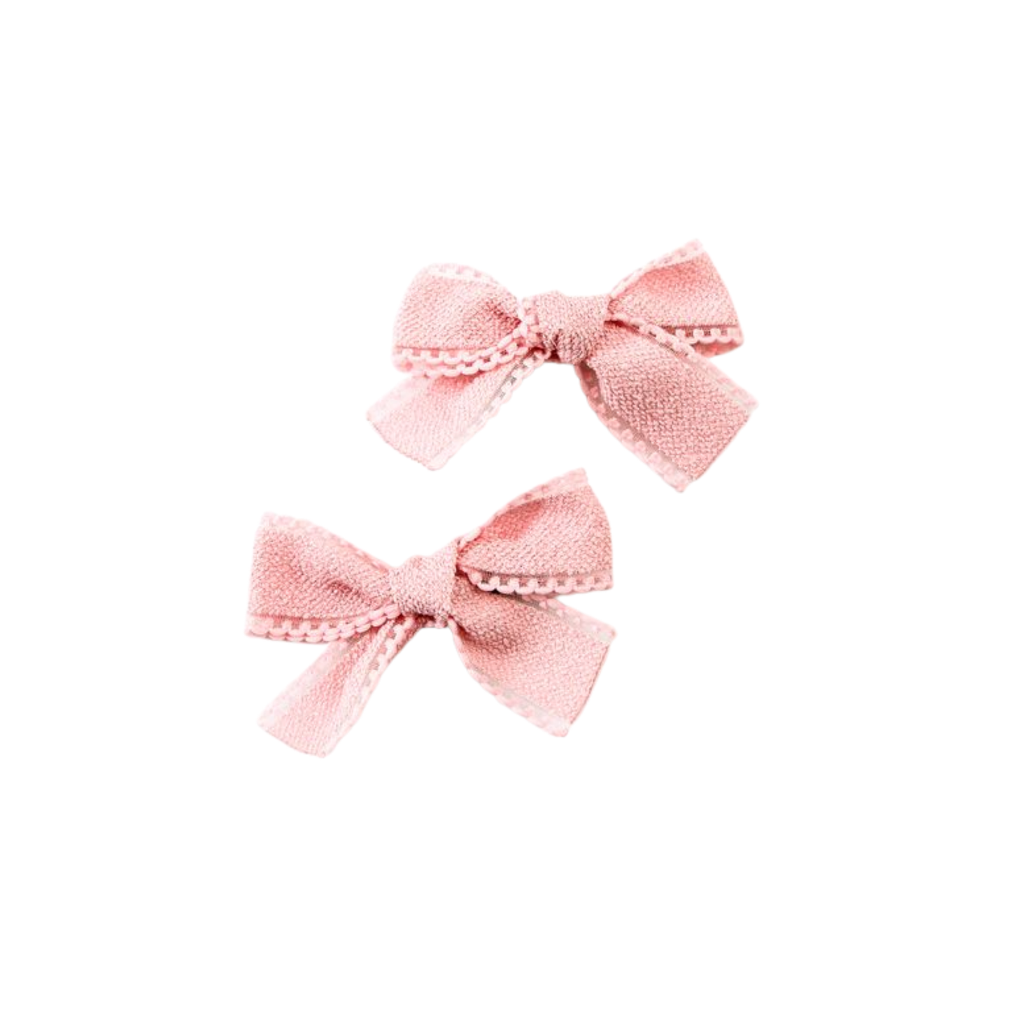 Halo Esmae Lace Trimmed Linen Double Clip Set