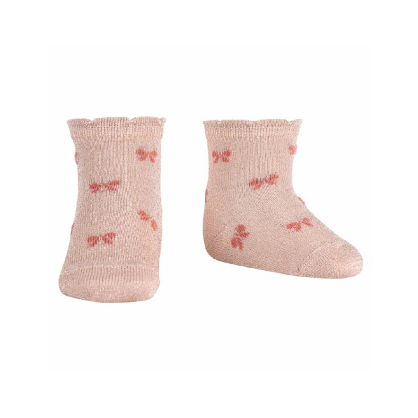 Condor Shimmer Bow Design Sock