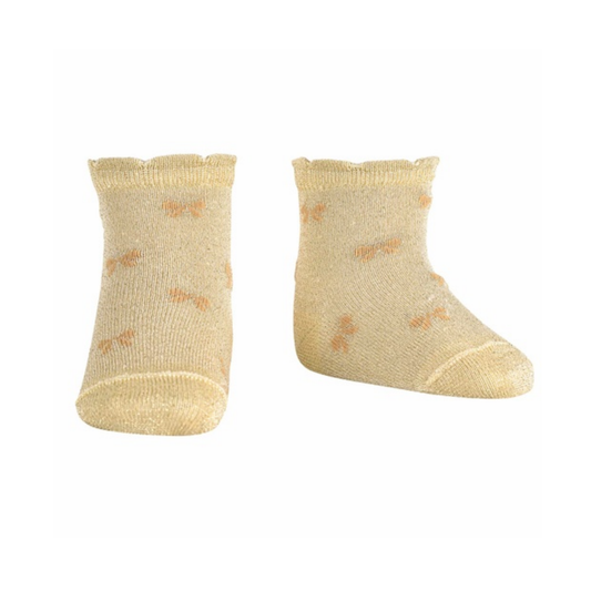 Condor Shimmer Bow Design Sock
