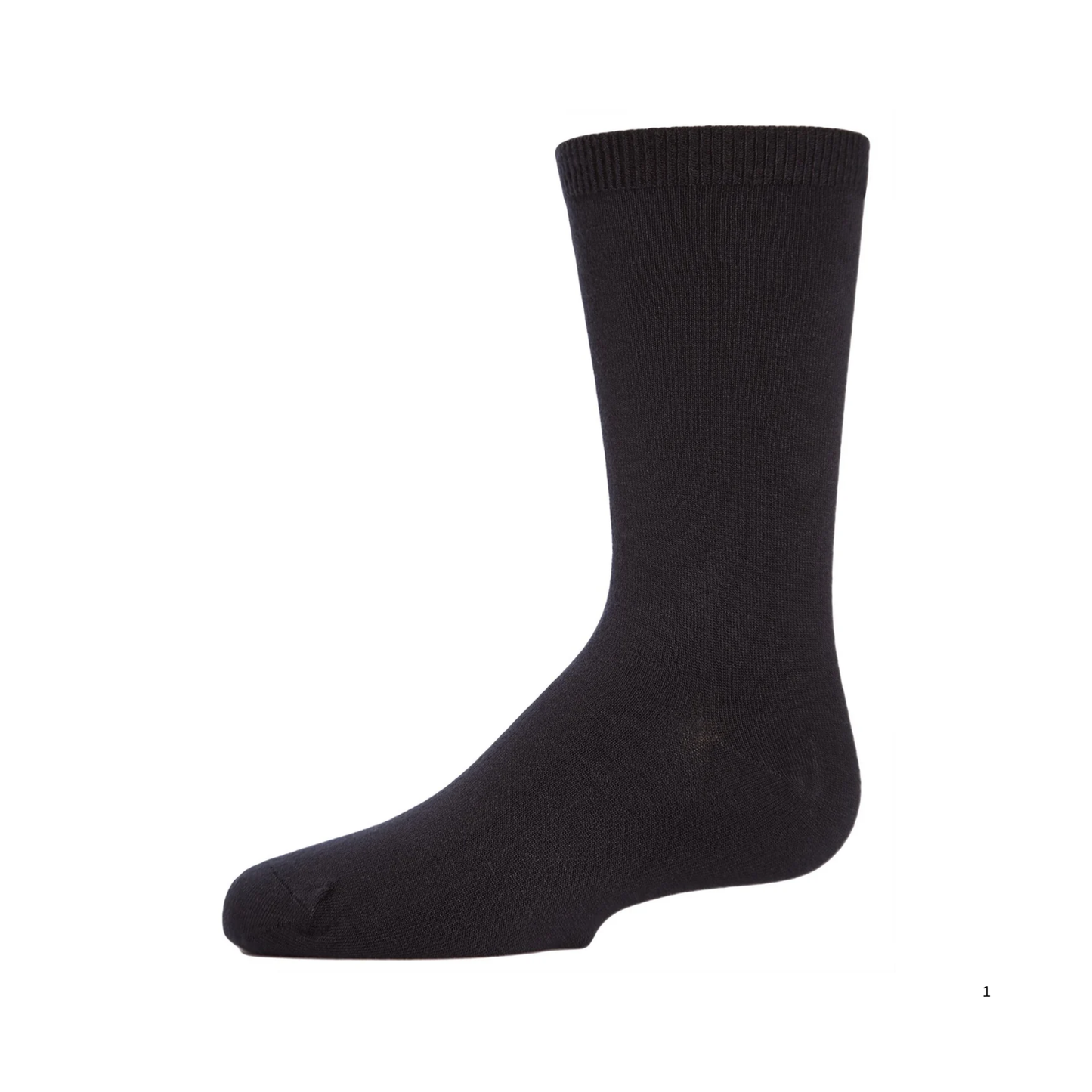 Memoi Unisex Kids Basic Modal Crew Socks - Mk-5105