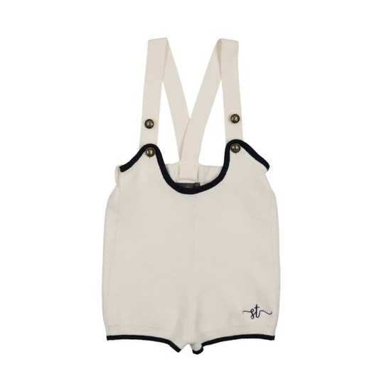 Sweet Threads Cream Noah Romper