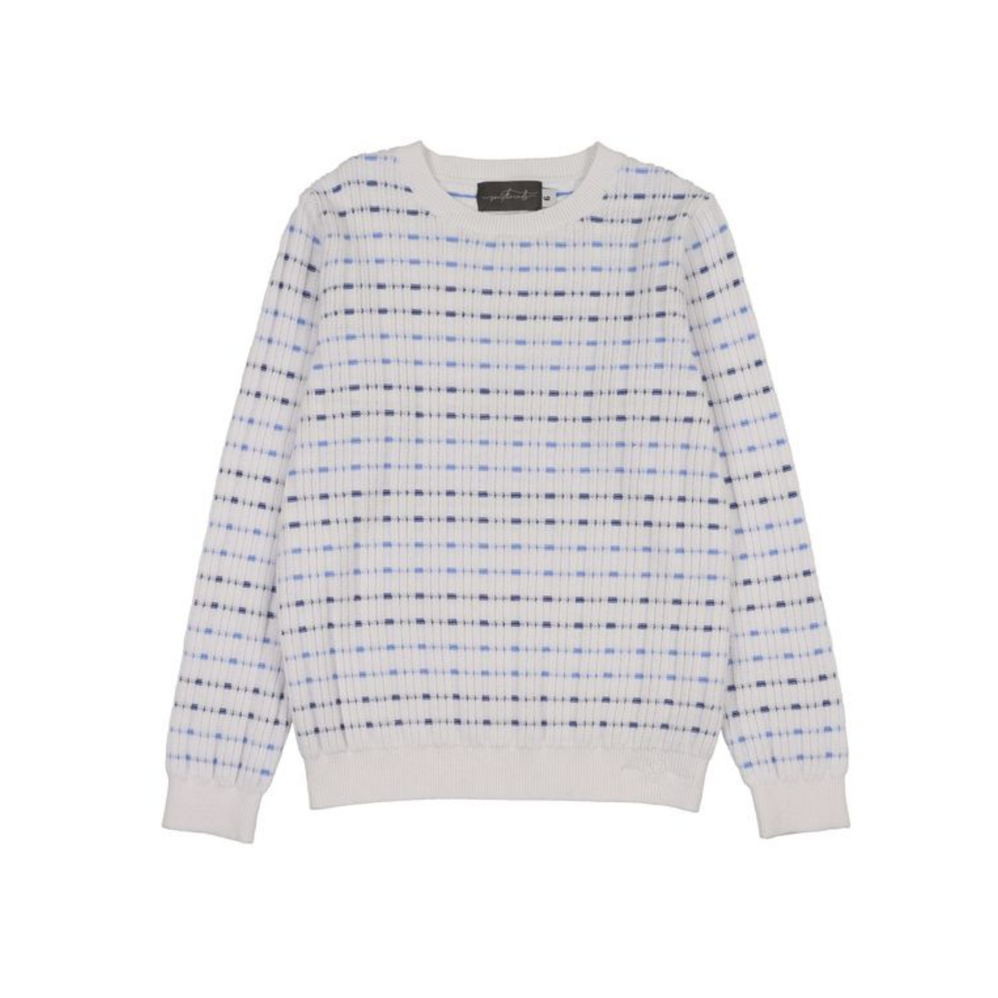 Sweet Threads White Long Sleeve Brooks Sweater