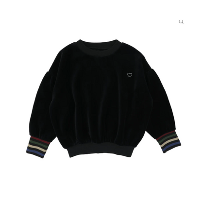 Analogie Velour Sweatshirt Girl