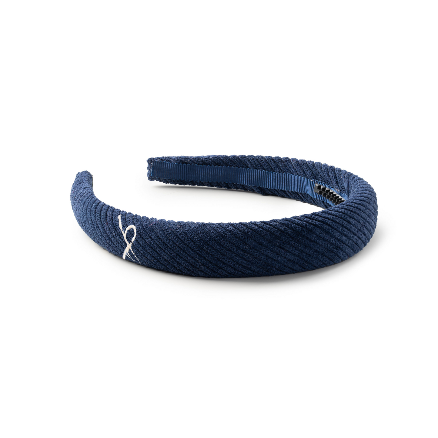 Halo Luxe Mia Corduroy Signature Bow Logo Headband