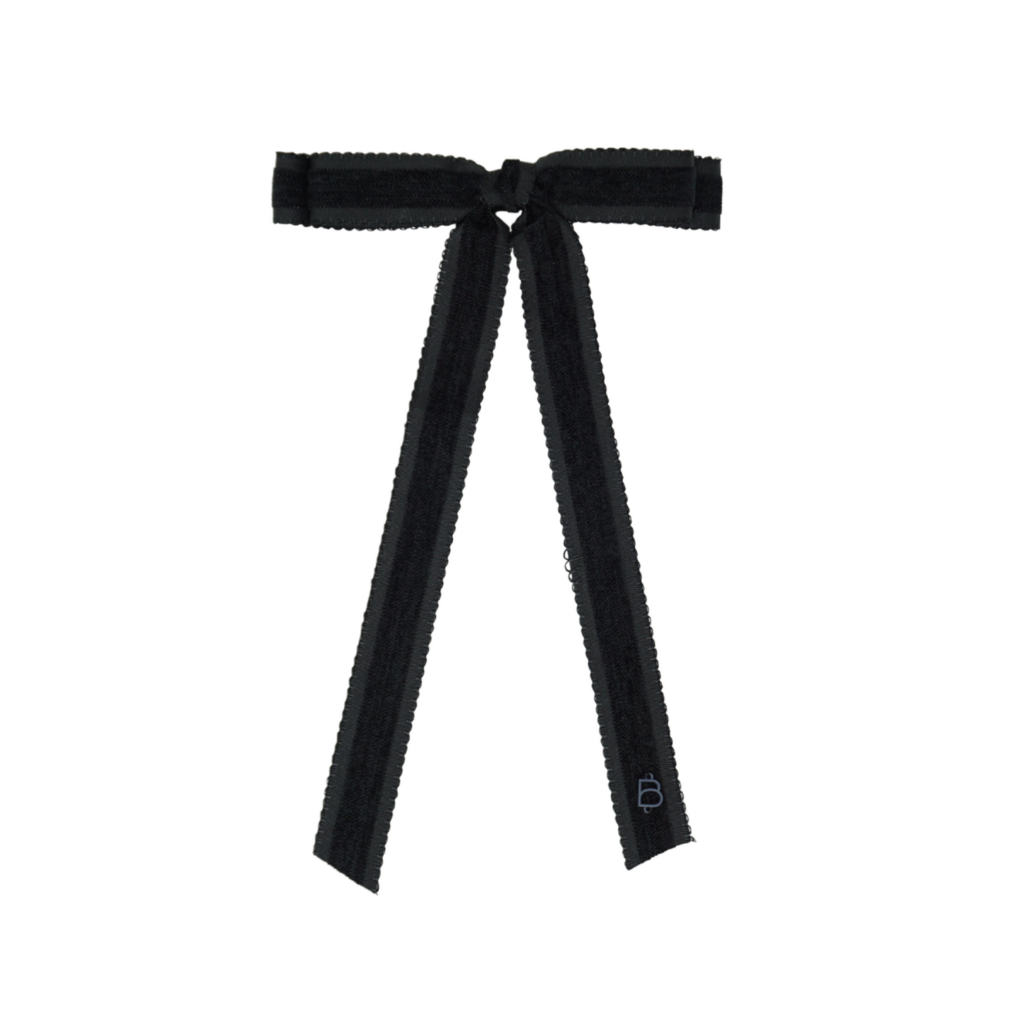 Bandeau Scallop Large Bow Clip