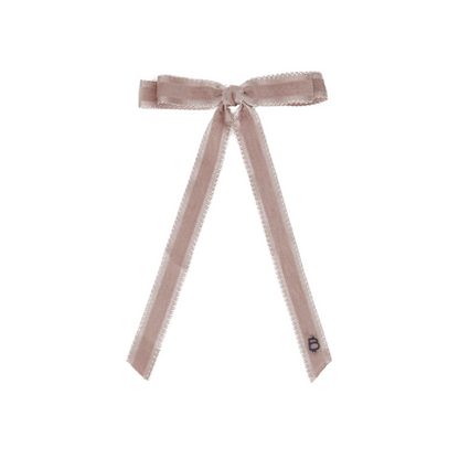 Bandeau Scallop Large Bow Clip