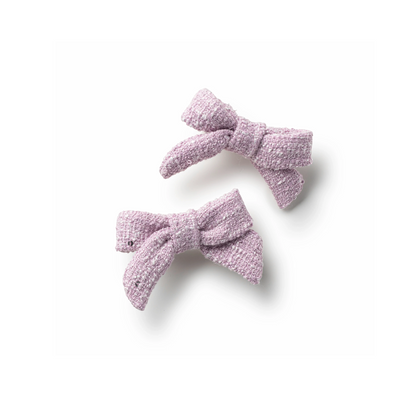 Halo Luxe Clara Tweed Double Clip Set