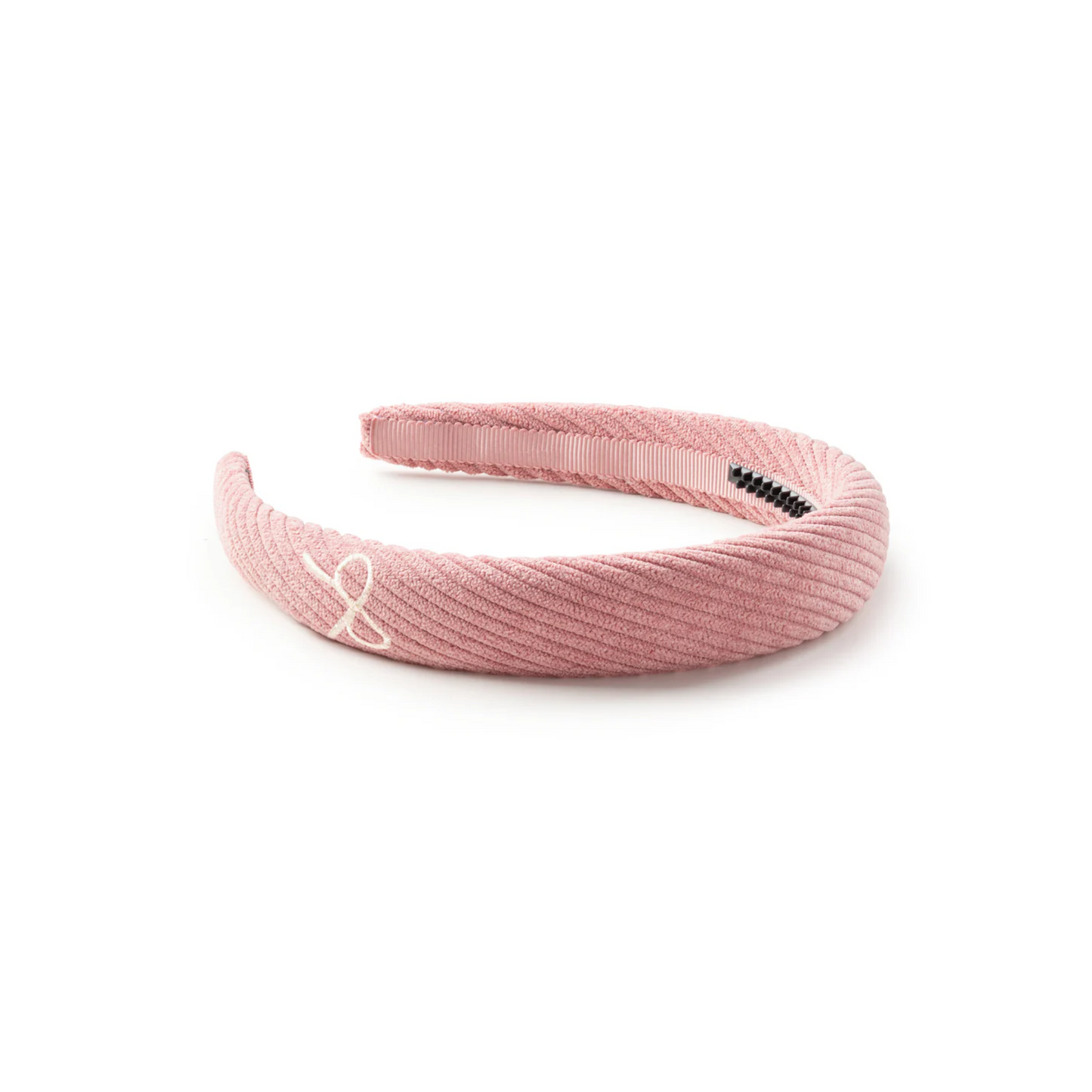 Halo Luxe Mia Corduroy Signature Bow Logo Headband