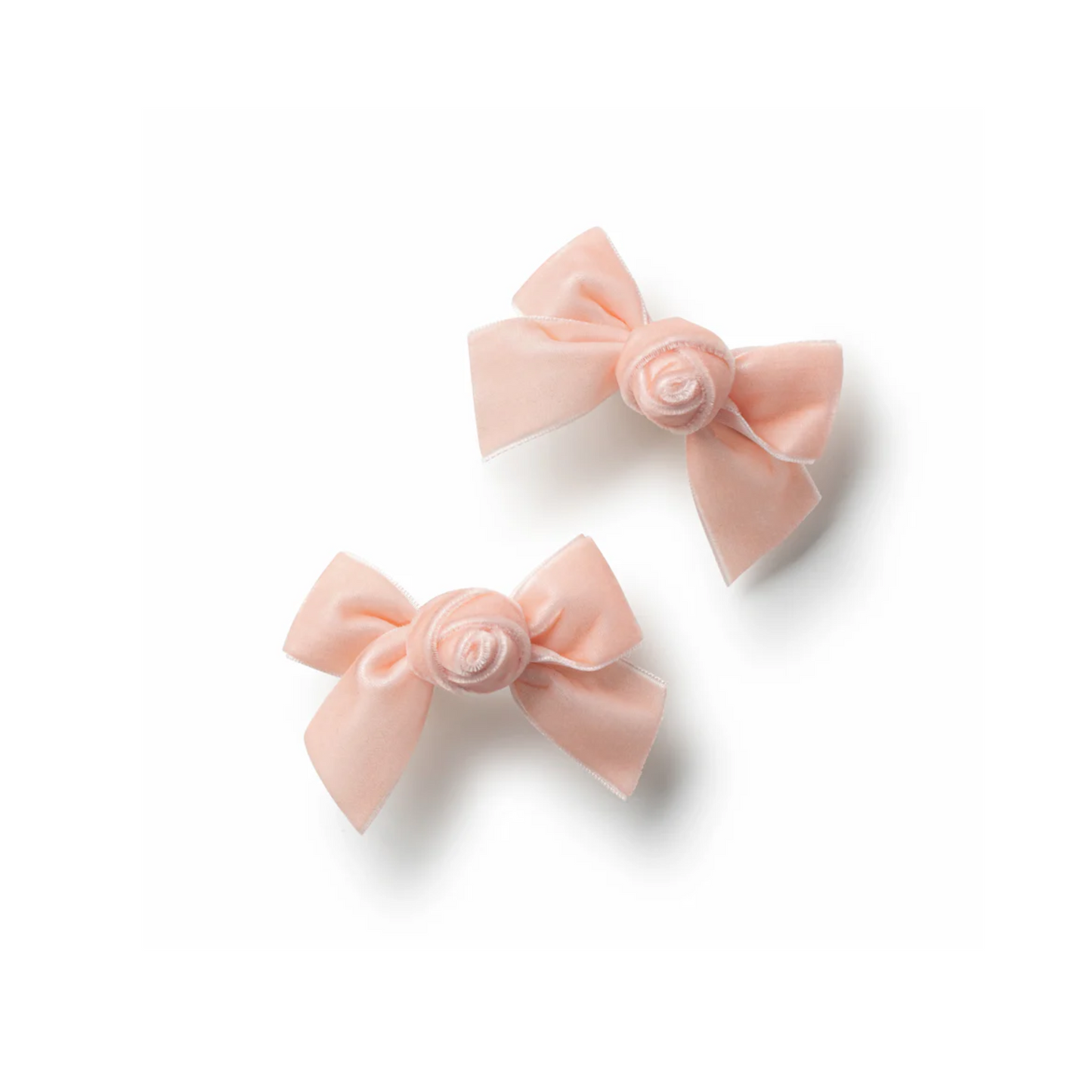 Halo Luxe Rosetta Velvet Double Clip Set