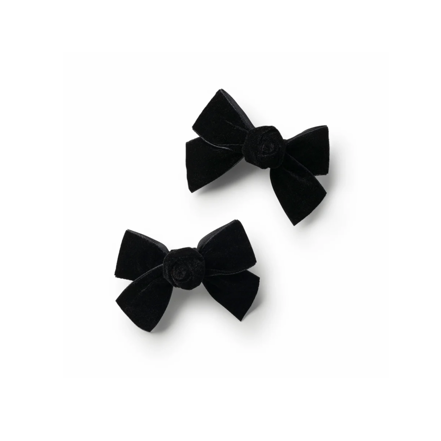 Halo Luxe Rosetta Velvet Double Clip Set