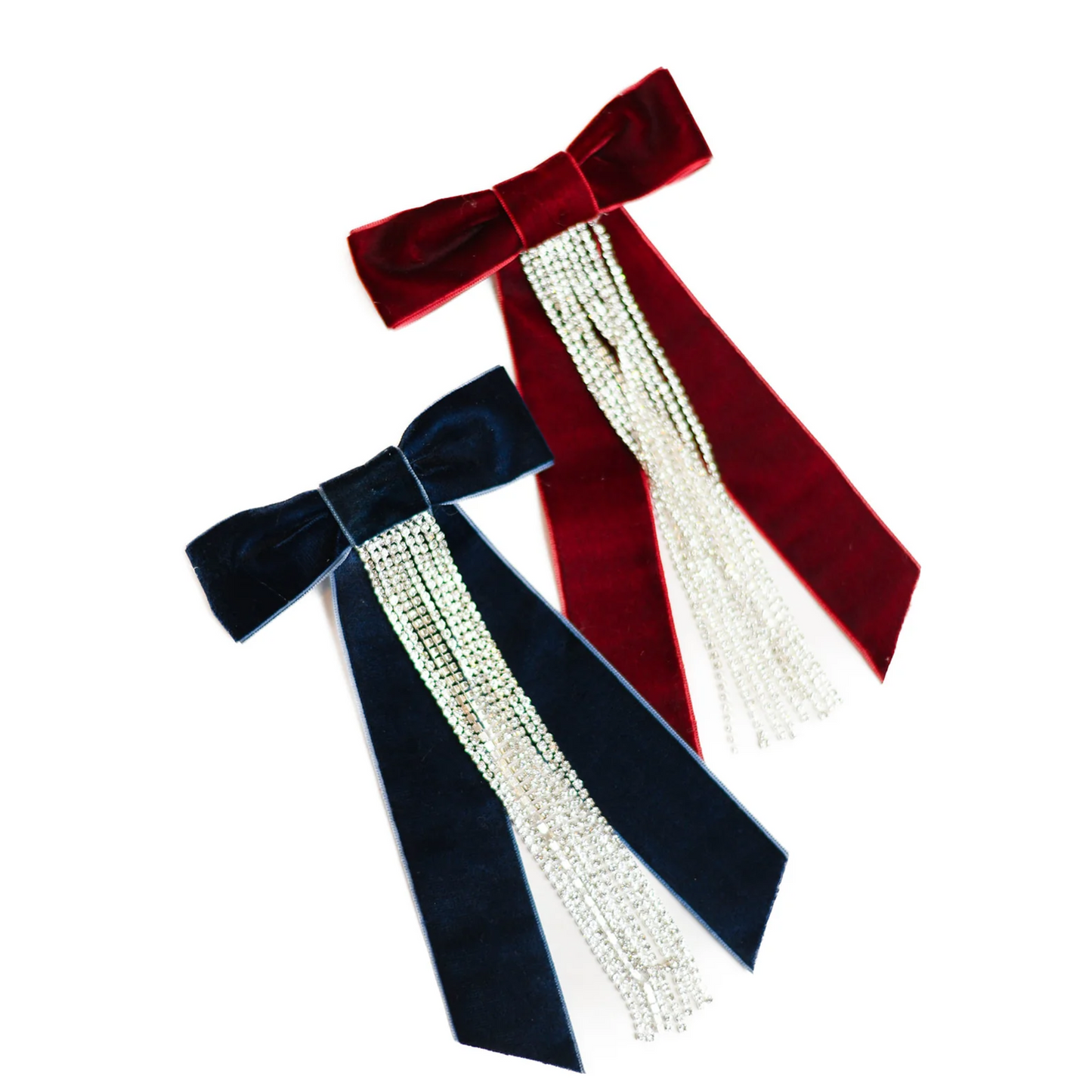 Nicsessories X Tiptoe Dangling Crystal Bows