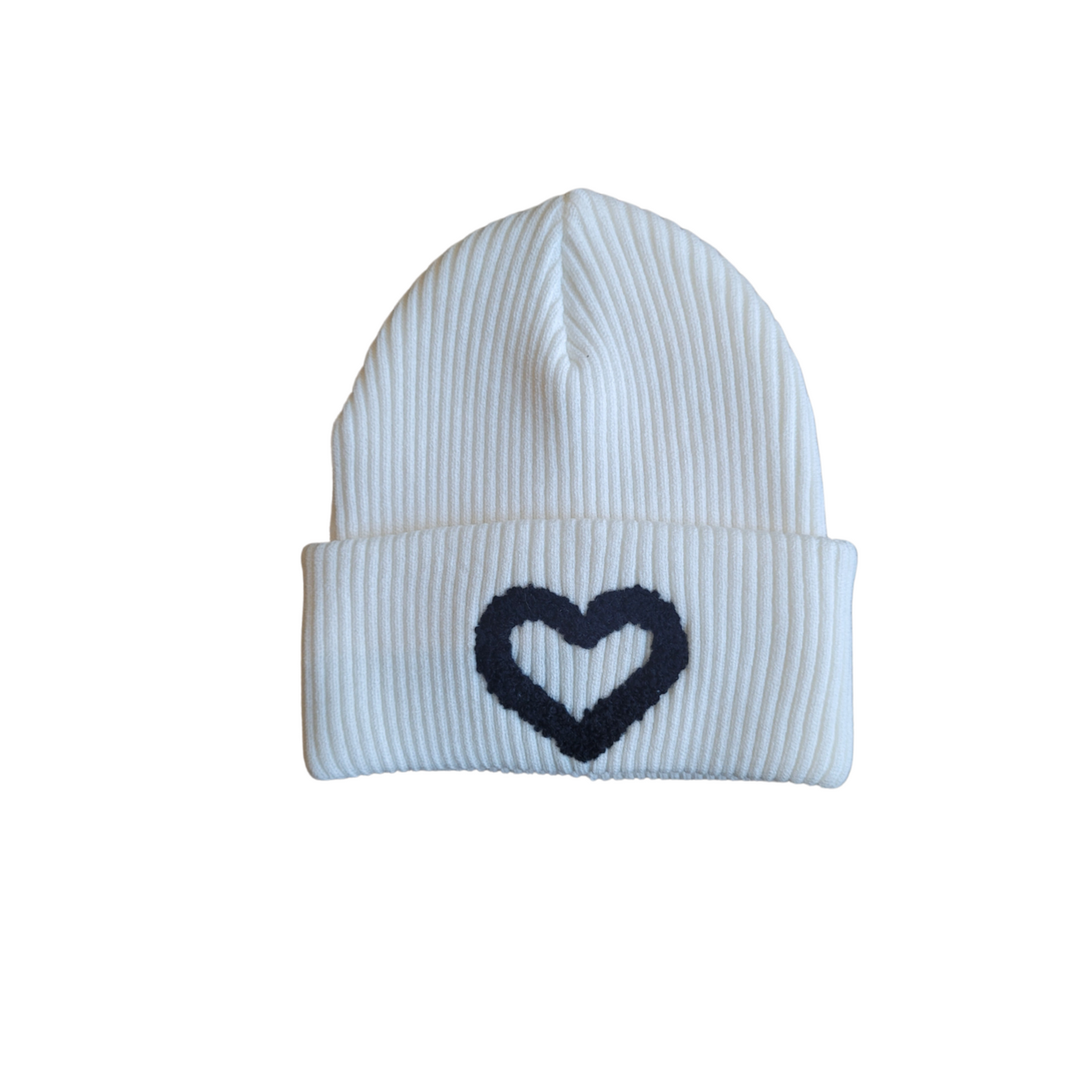 Mini Pops Sherpa Heart Cuff Hat