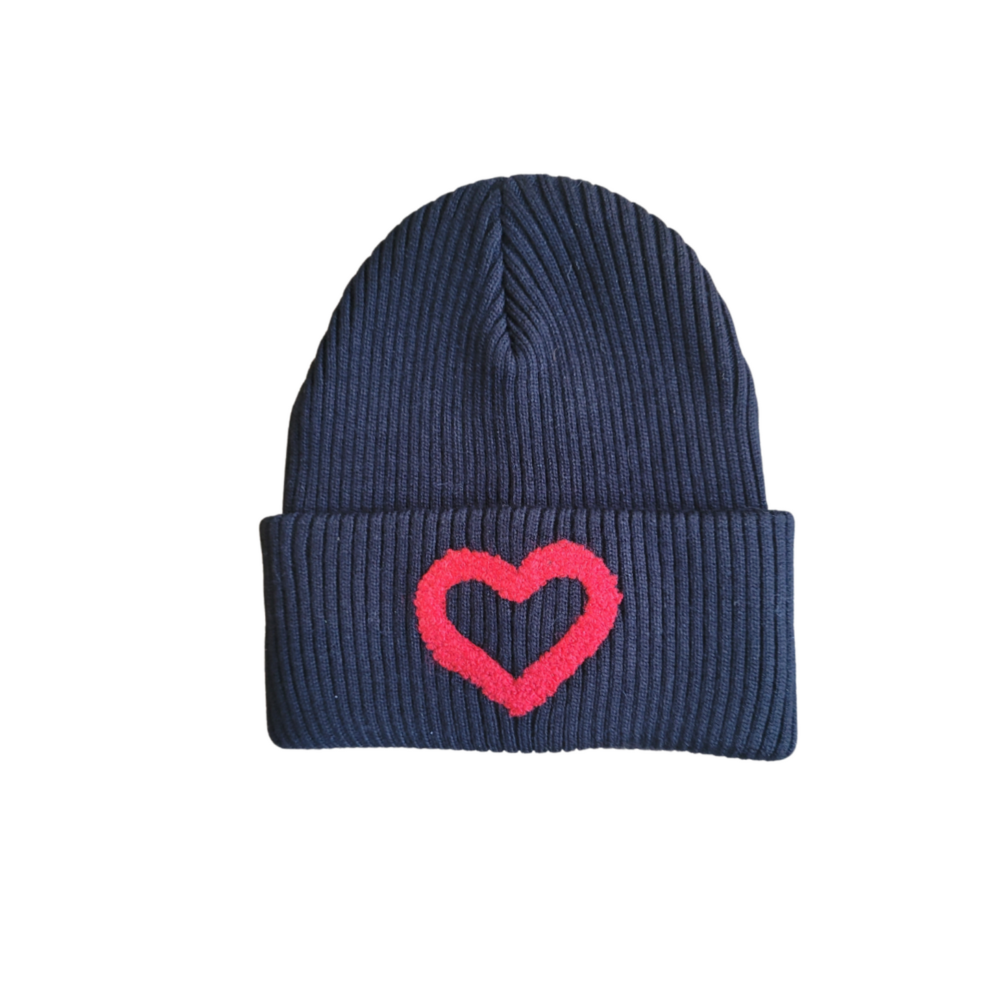 Mini Pops Sherpa Heart Cuff Hat