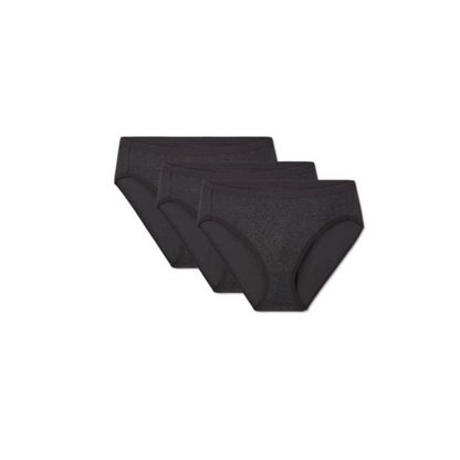 Memoi Combed Cotton Basic Hipster Panties 3 Pack