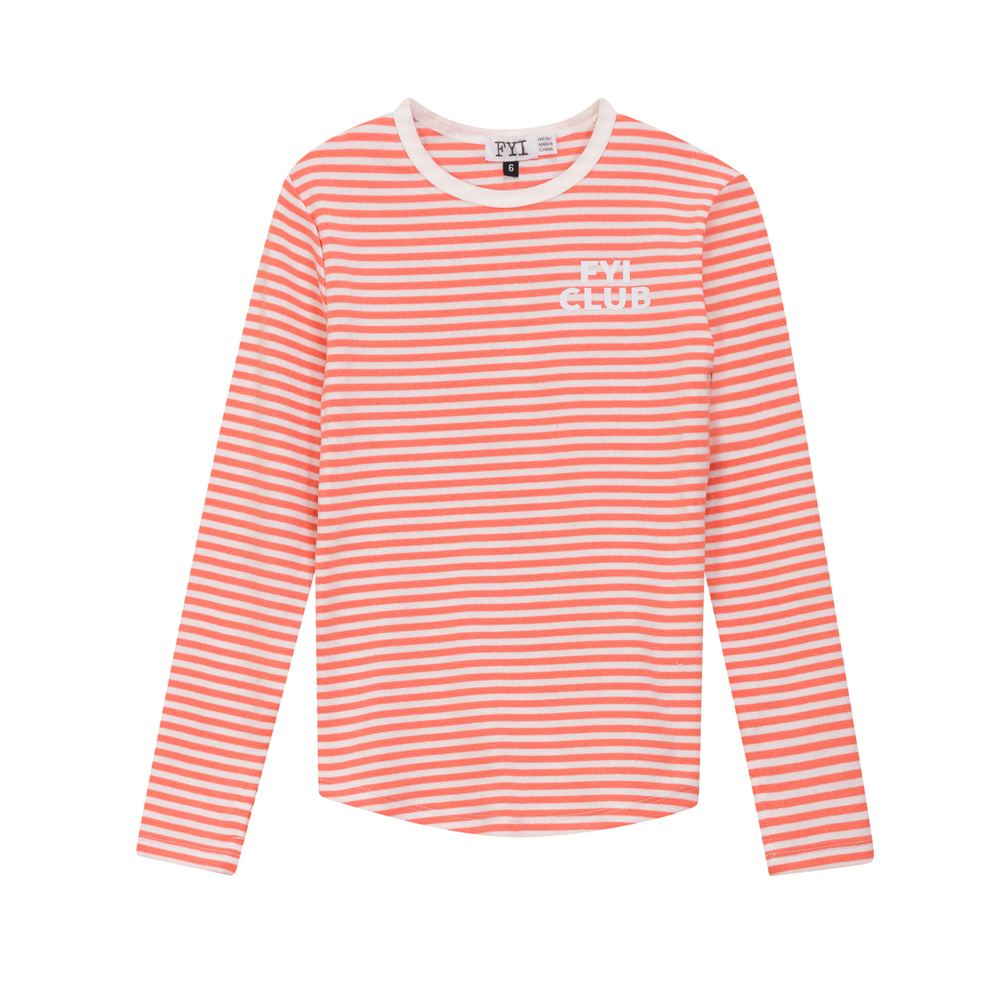 FYI  Stripe Soft Fine Rib Top