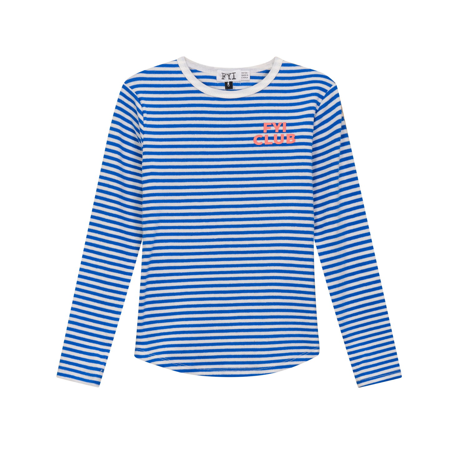 FYI  Stripe Soft Fine Rib Top