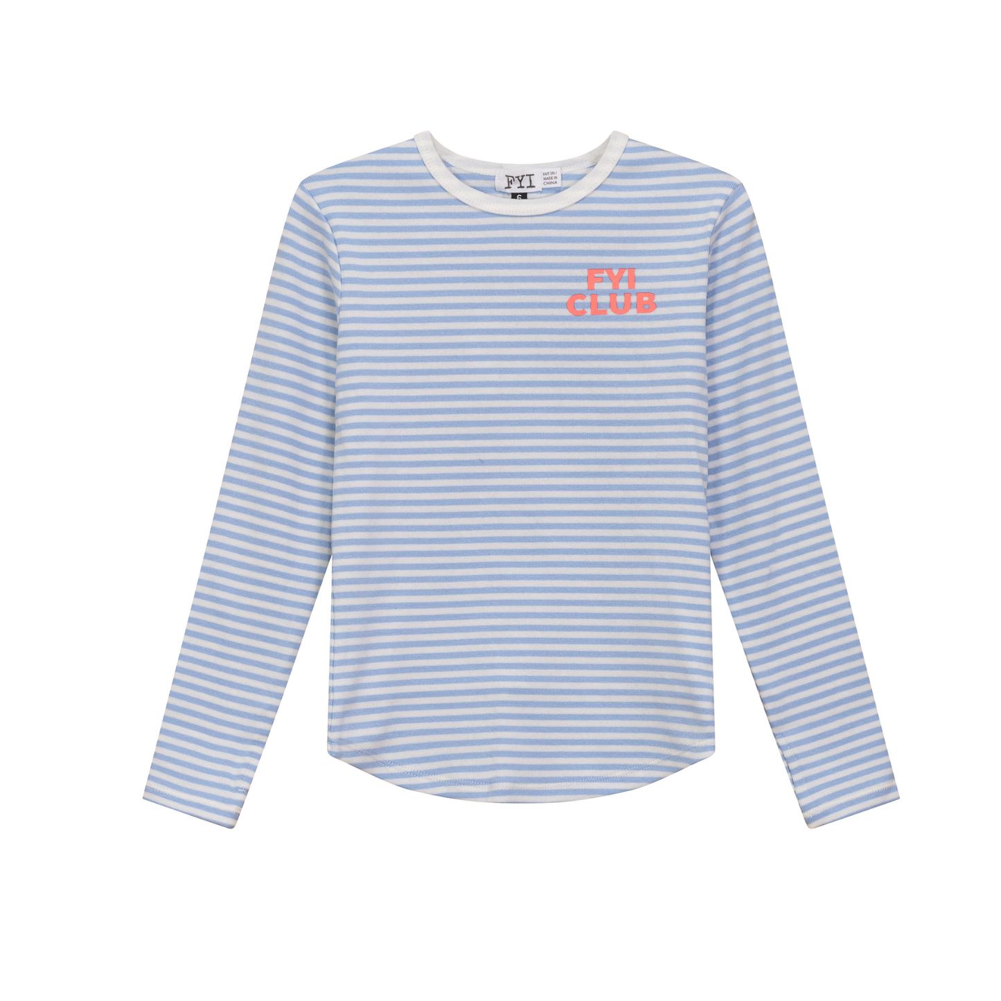 FYI  Stripe Soft Fine Rib Top