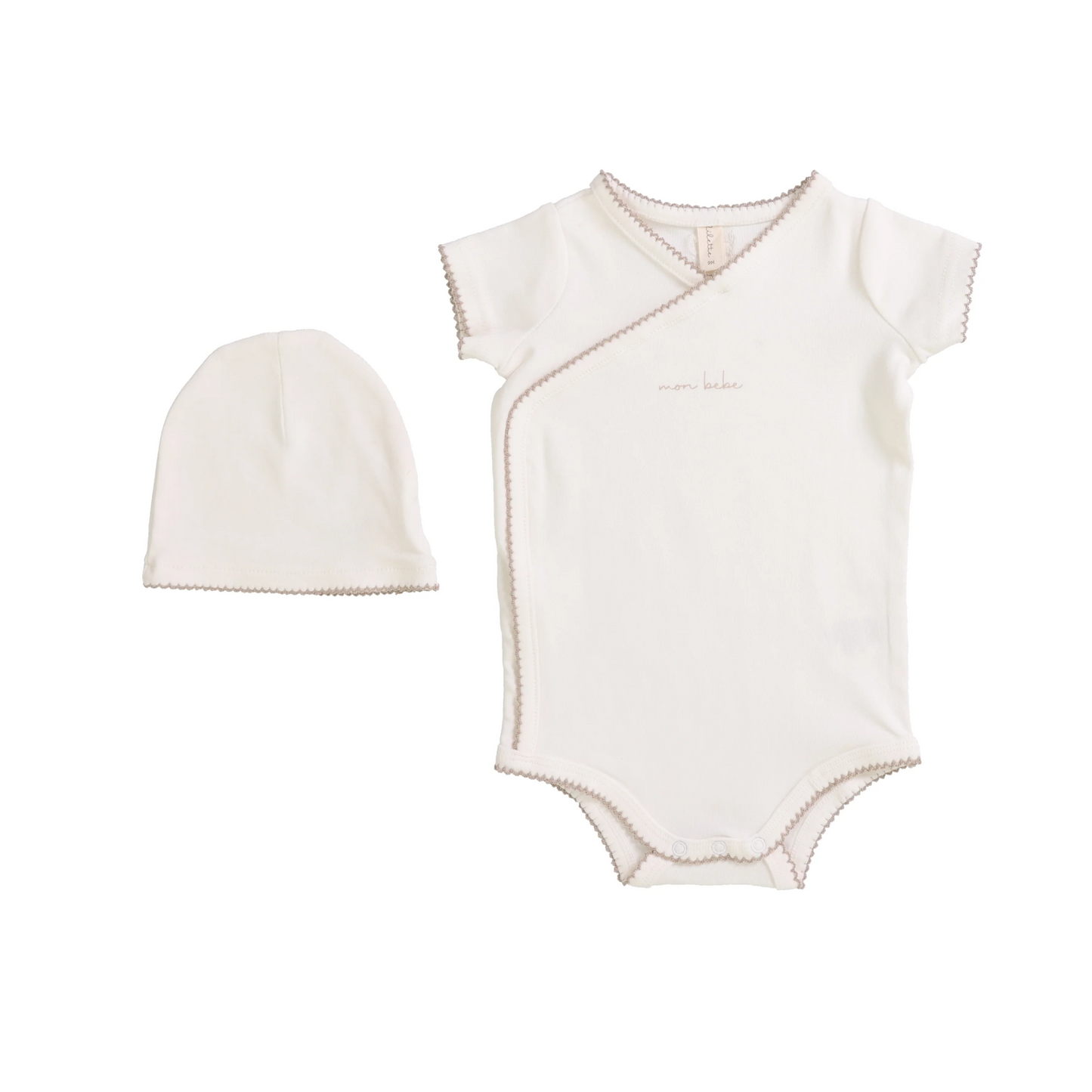 Lilette Scalloped Edge Onesie Set