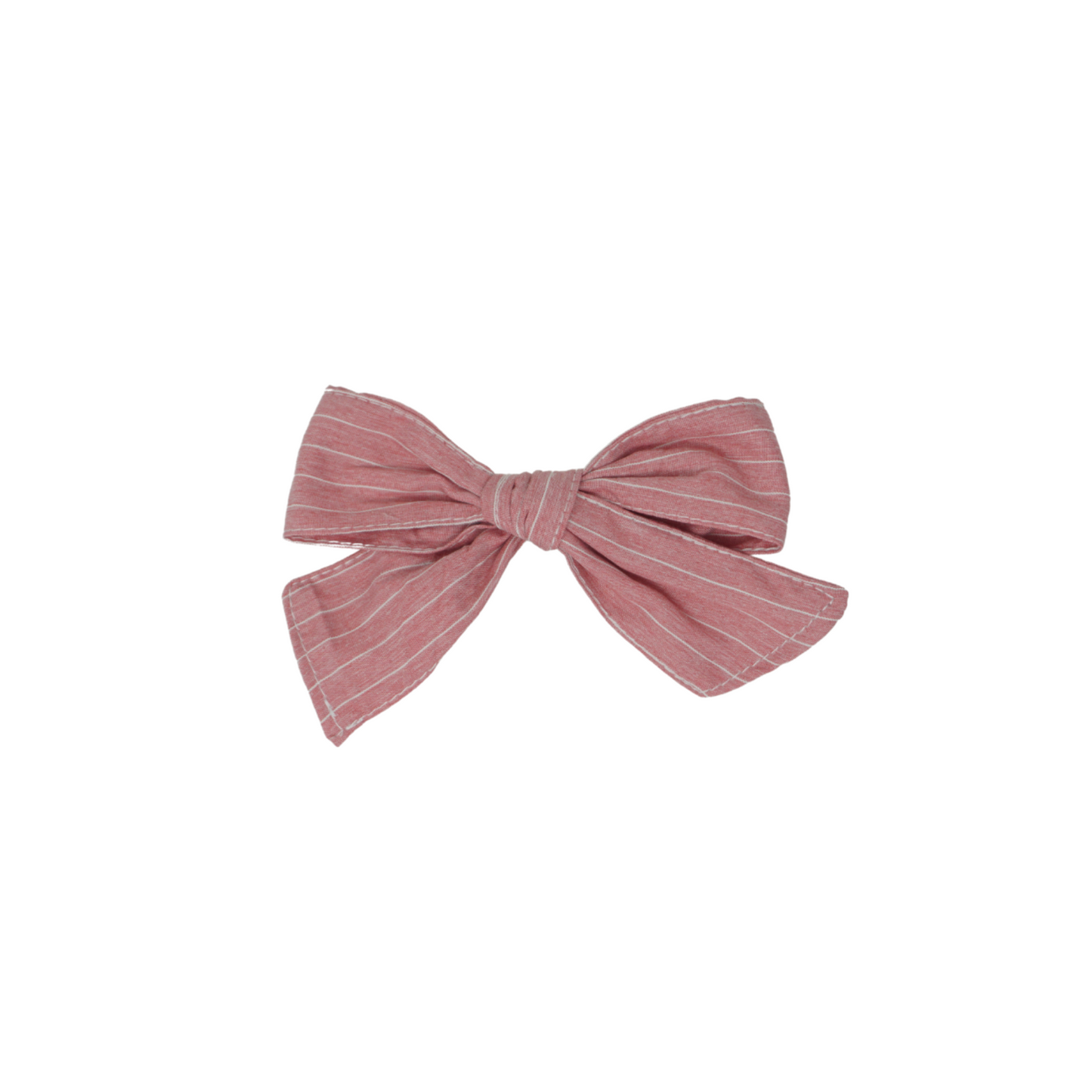 Bandeau Petite Bow Clip Pin Stripe