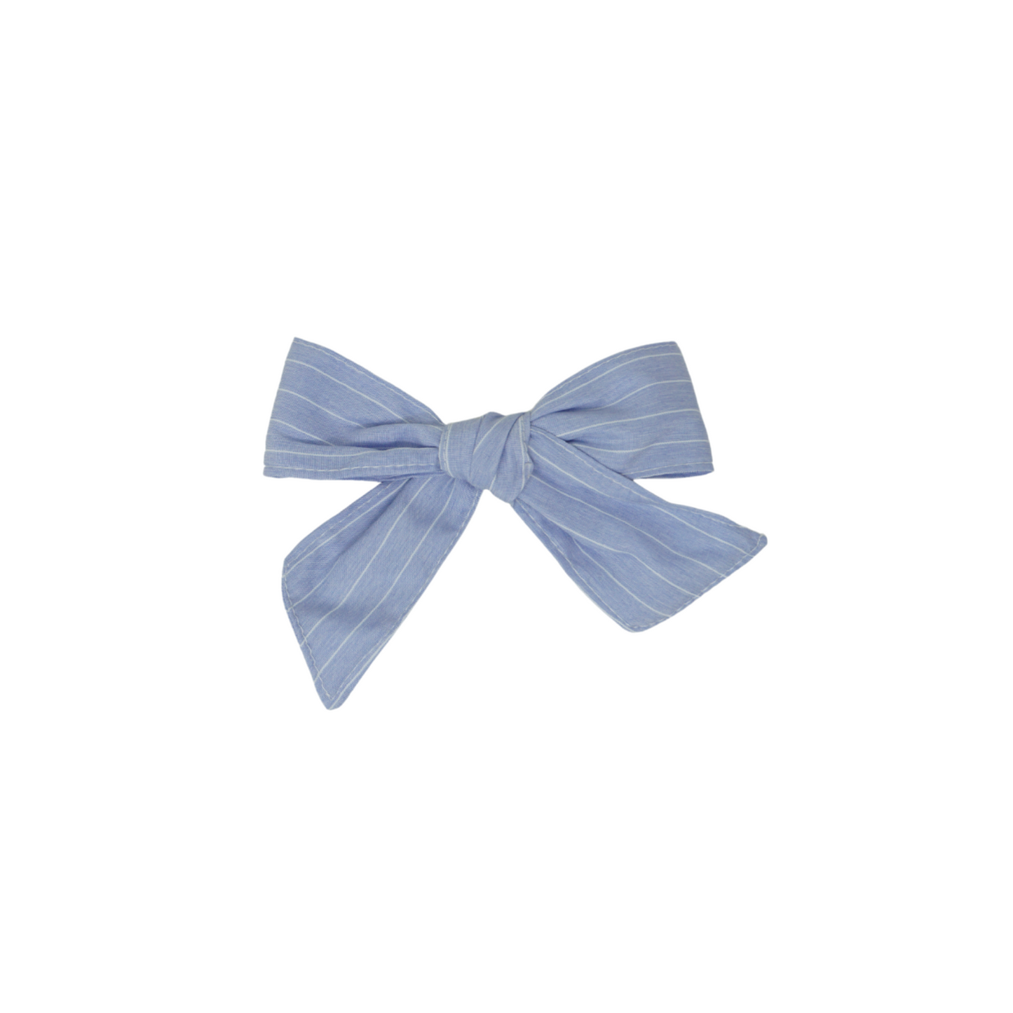 Bandeau Petite Bow Clip Pin Stripe