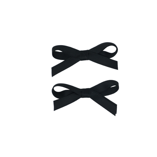 Bandeau Mini Bow Clip Set