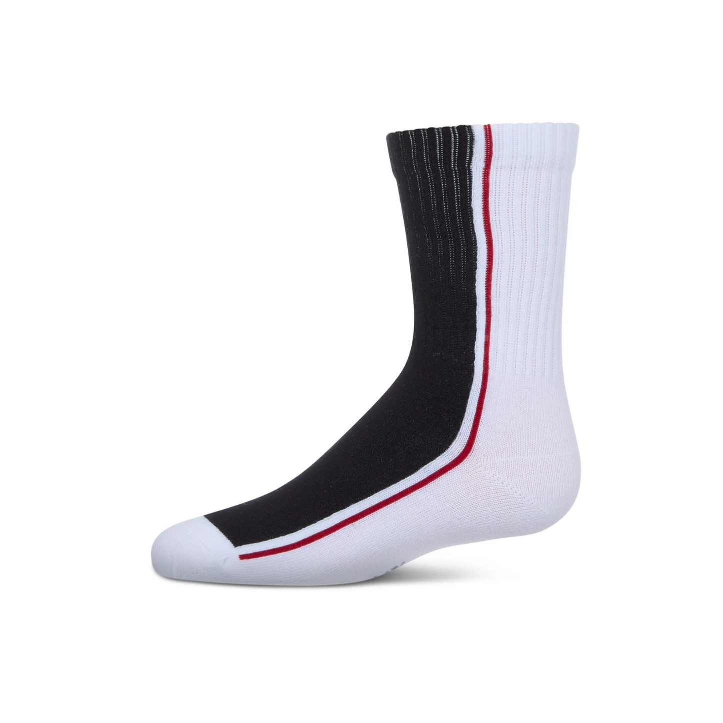 Memoi Color Block Stripe Crew