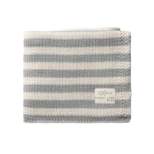 Domani Home Iconic Stripe Knit Baby Blanket