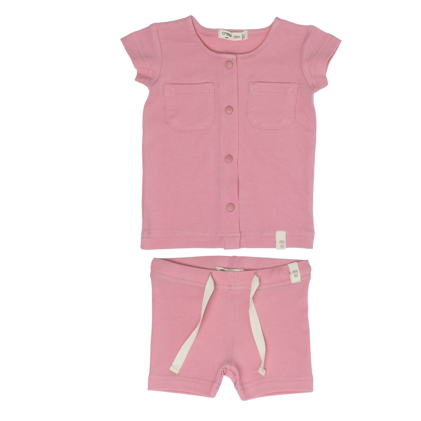 Crew Cotton Short Set