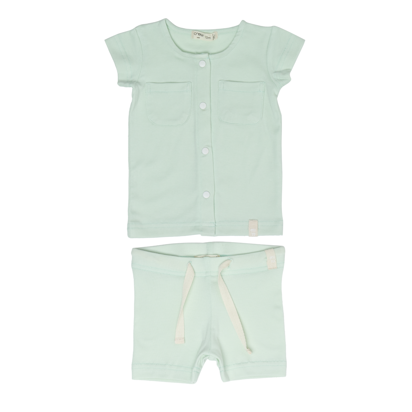 Crew Cotton Short Set
