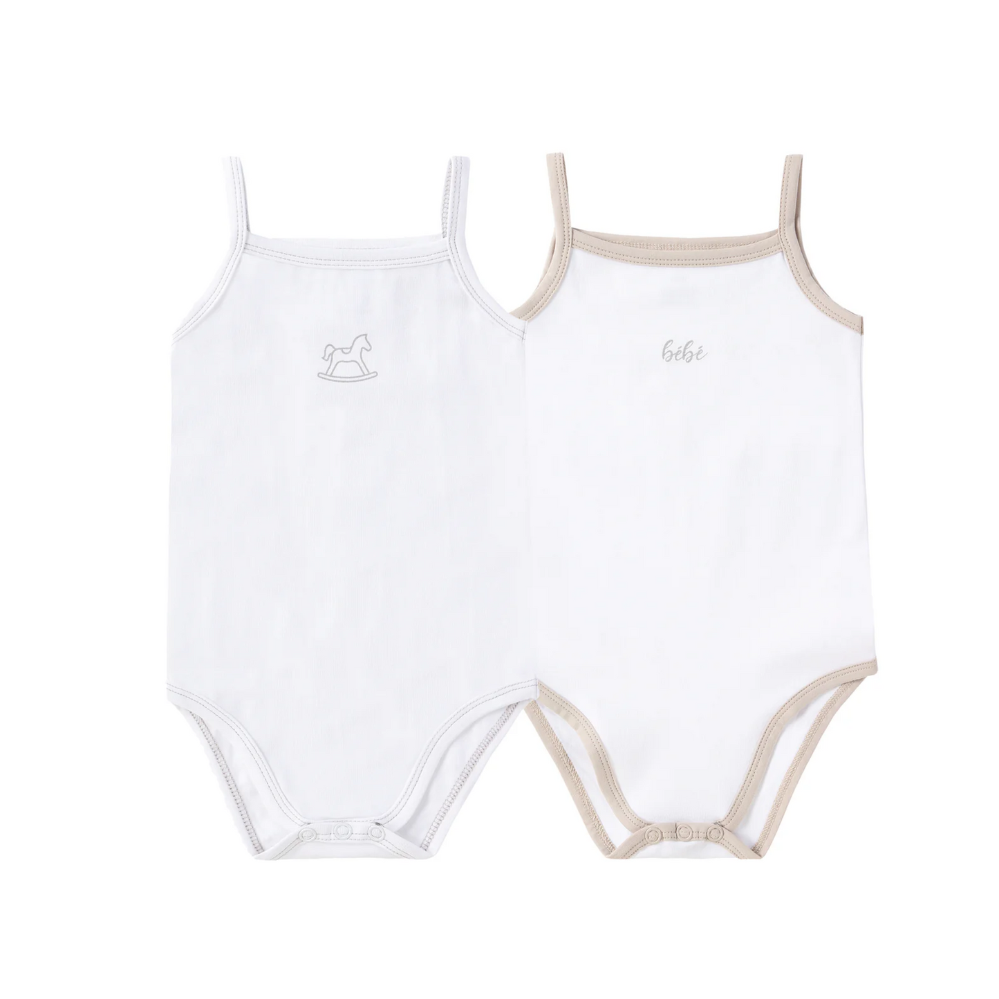Petit Clair Horse/Bebe Bodysuit Set