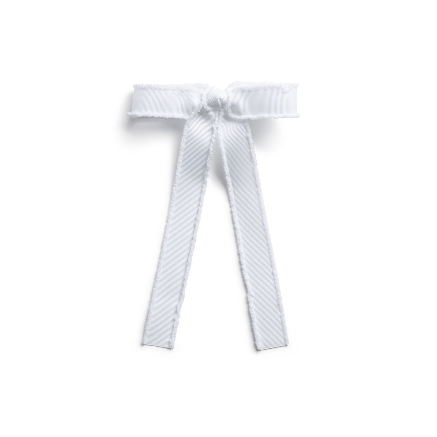 Halo Dahlia Deconstructed Grosgrain Ribbon Long Tail  Clip