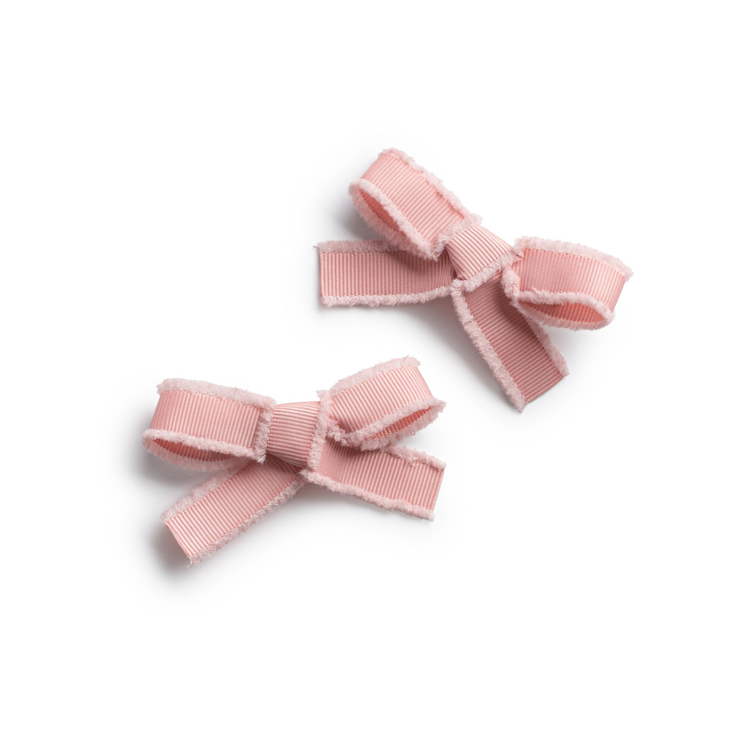 Halo Dahlia Deconstructed Grosgrain Ribbon Double Clip Set