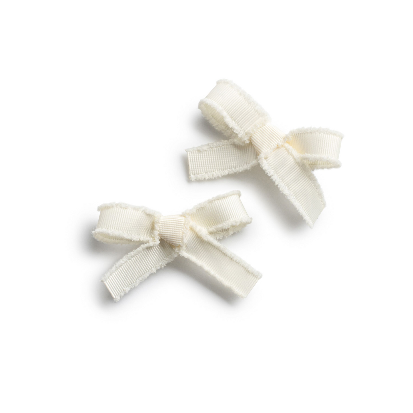 Halo Dahlia Deconstructed Grosgrain Ribbon Double Clip Set