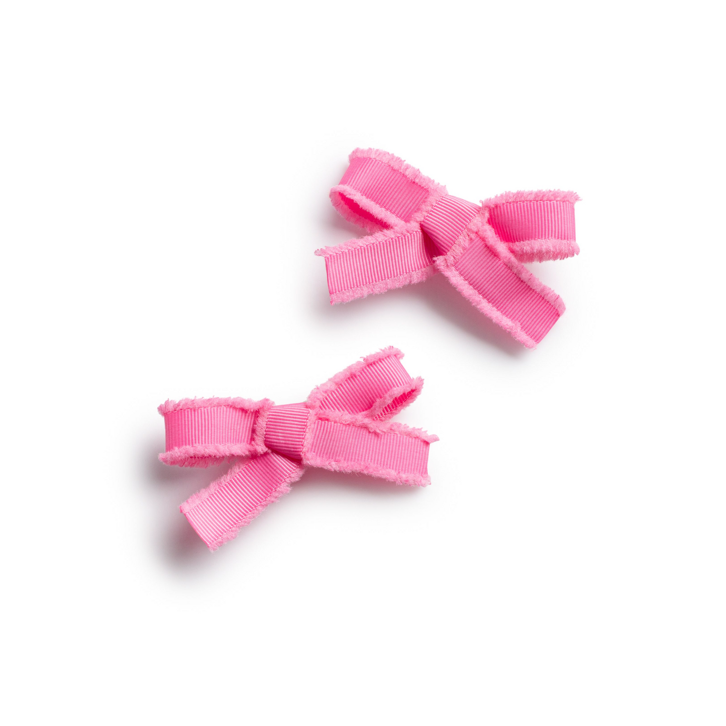 Halo Dahlia Deconstructed Grosgrain Ribbon Double Clip Set