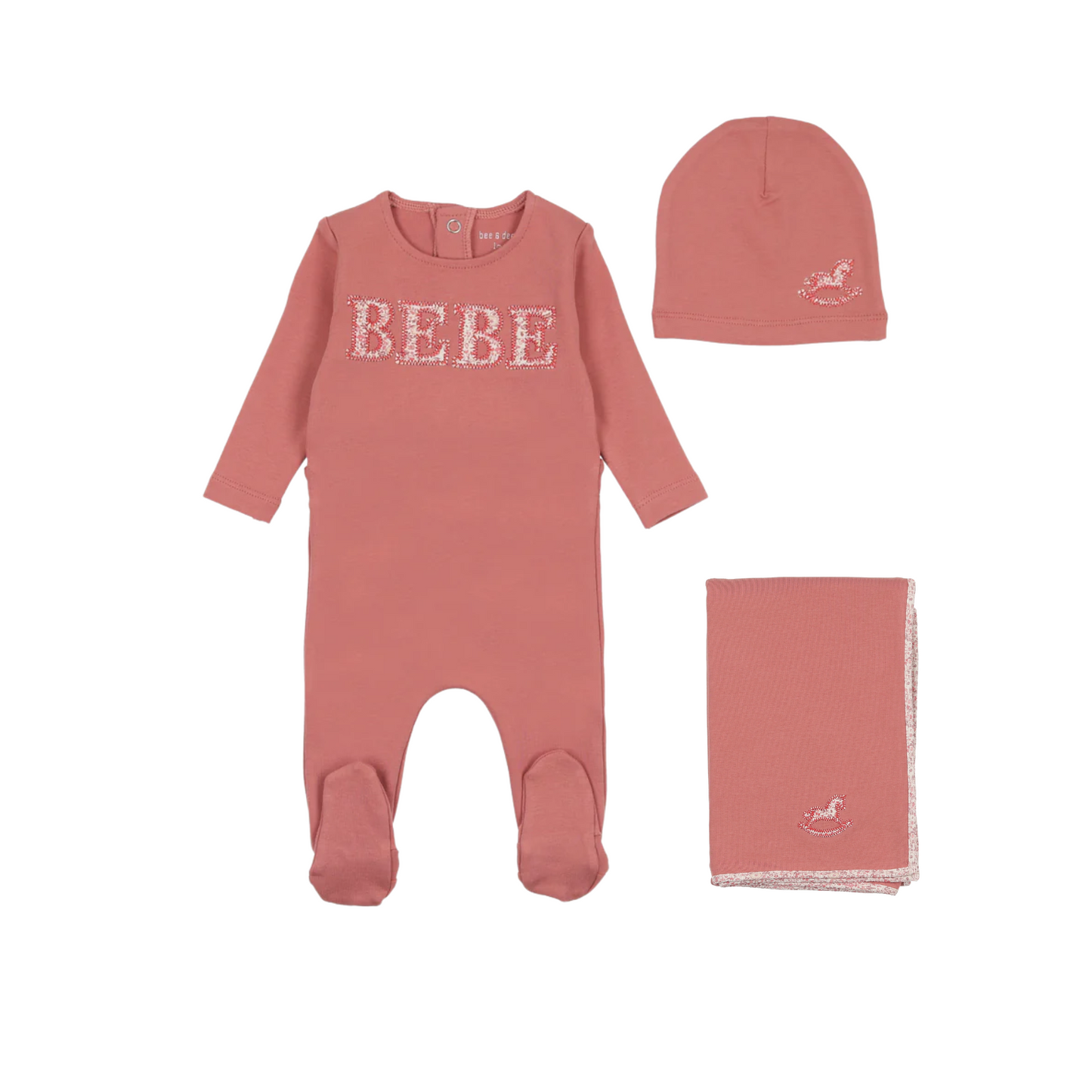Bee And Dee Bebe Ditsy Girl Footie Set