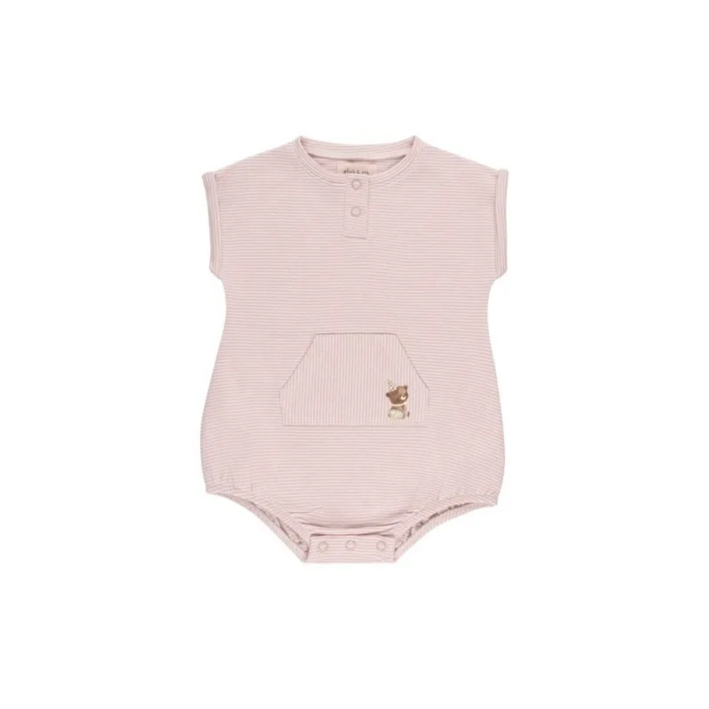 Ely`s & Co Organic Bear Girl Romper Collection