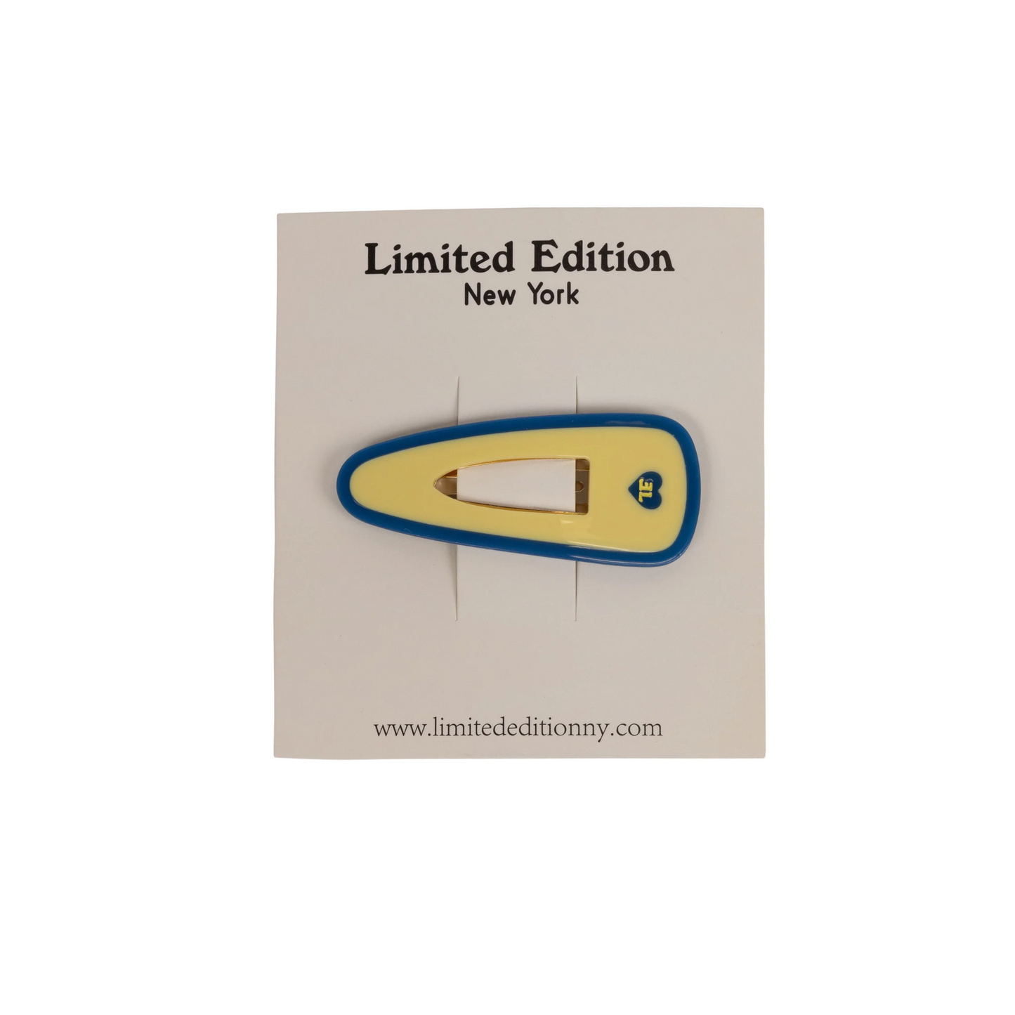 Limited Edition LE Stripe Acetate Snap Clip