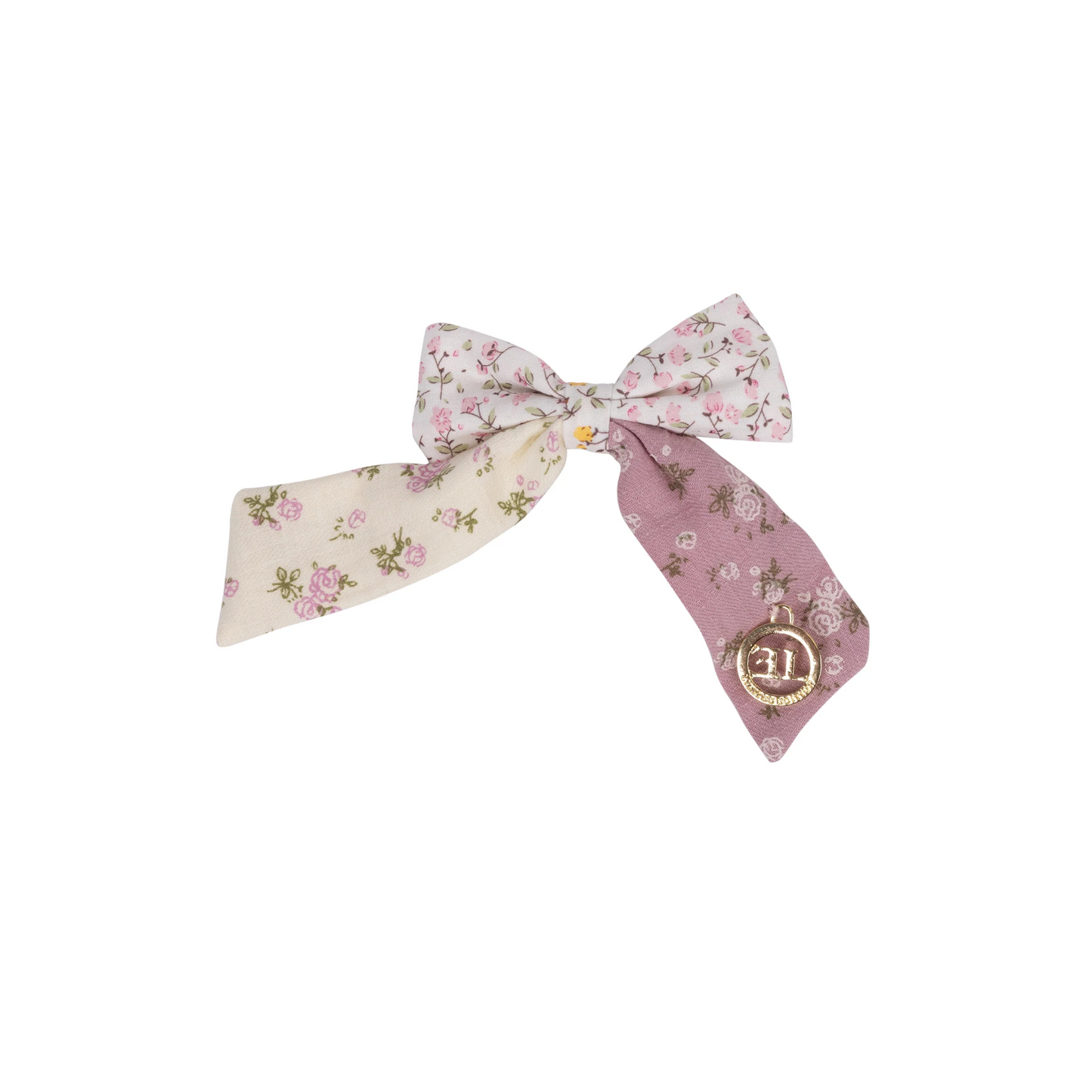 Limited Edition Multi Linen Bow Mini Clip
