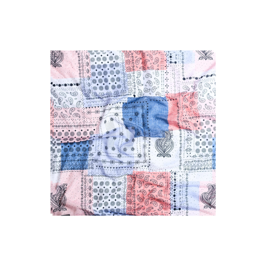Nicsessories Denim Bandana Printed Headscarf