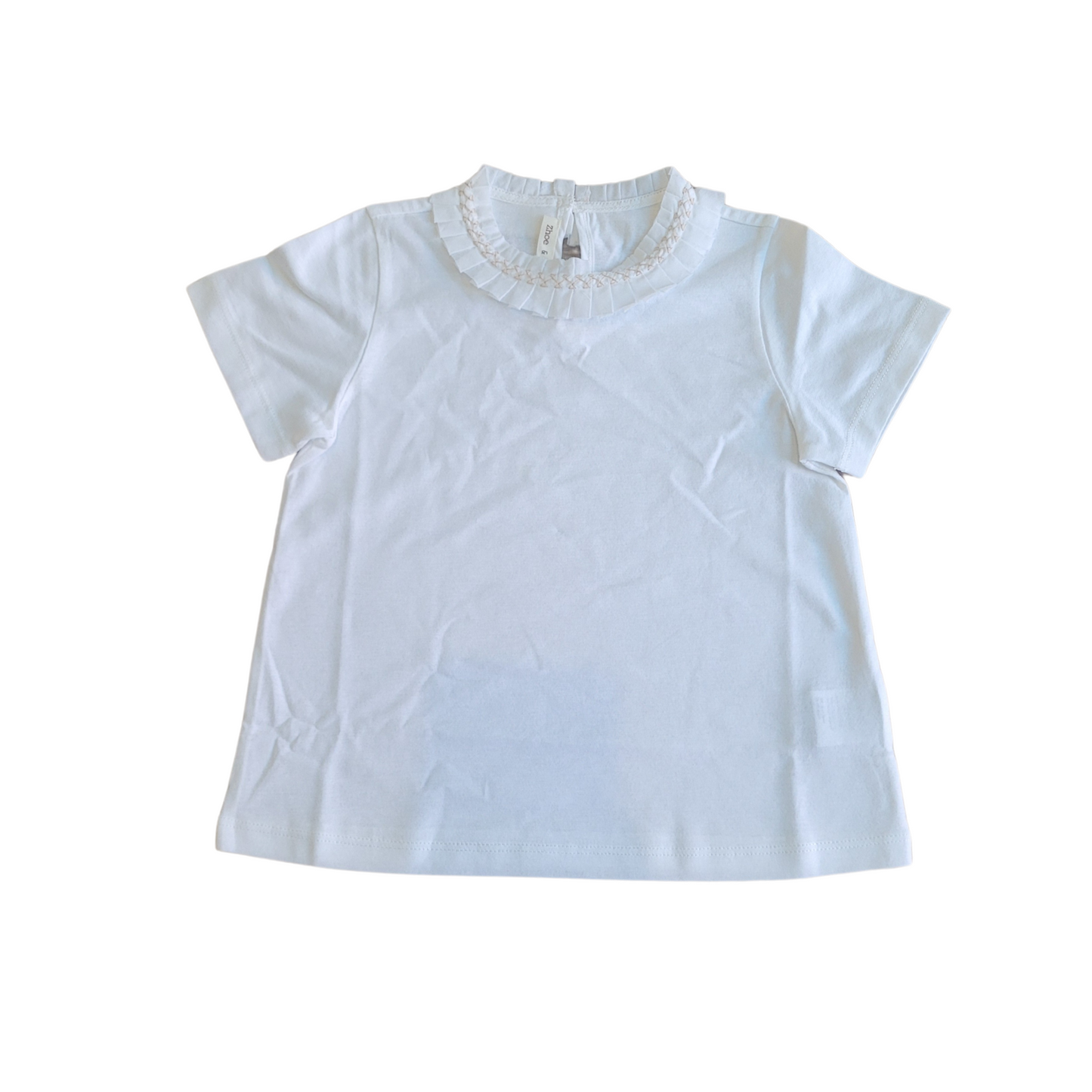 Zhoe & Tobiah Ruffle Collar Top