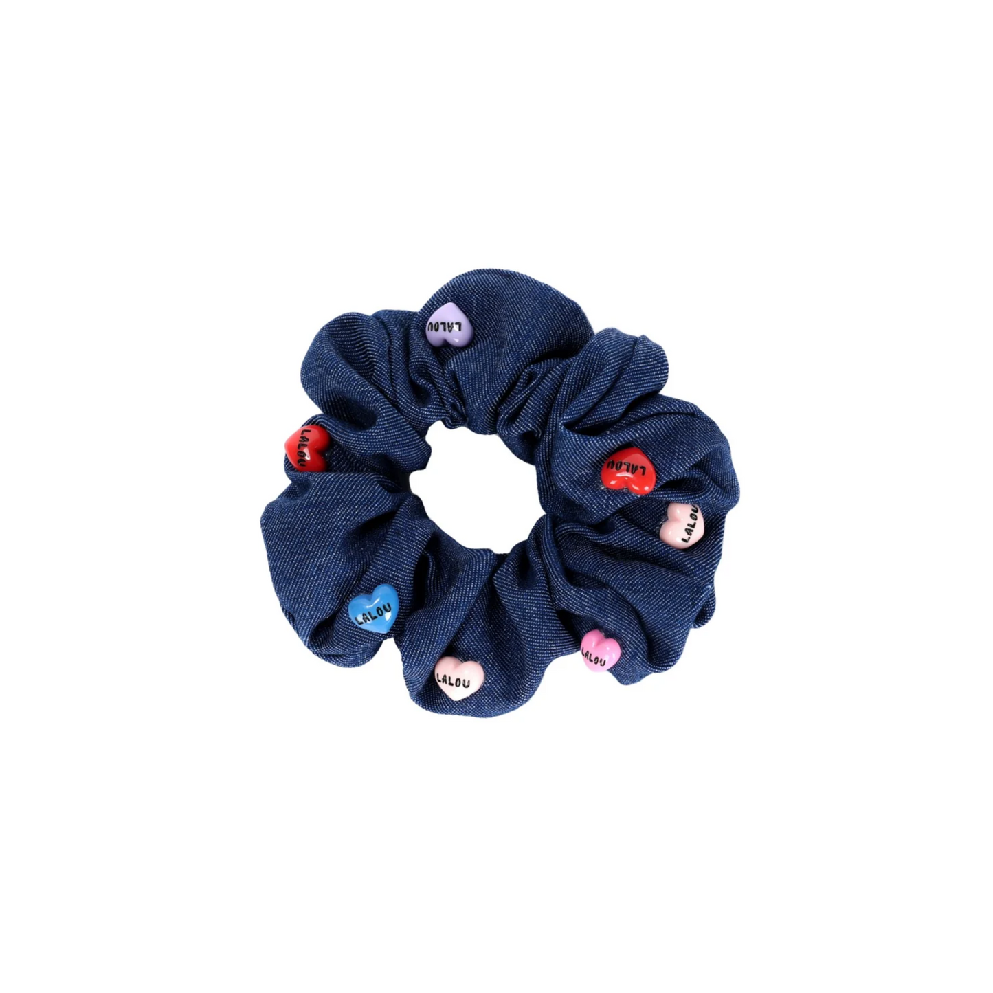 Lalou Color Heart Scrunchie