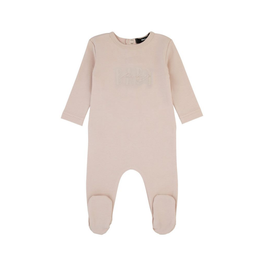 Noggi Print Embroidered Girl Footie