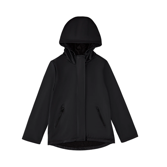 Memoi Classic Lined Raincoat with Pouch