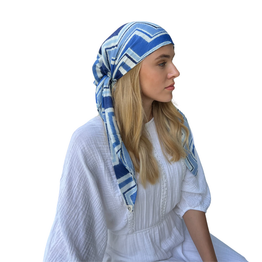 The Scarf Bar Chevron Headscarf 90x90