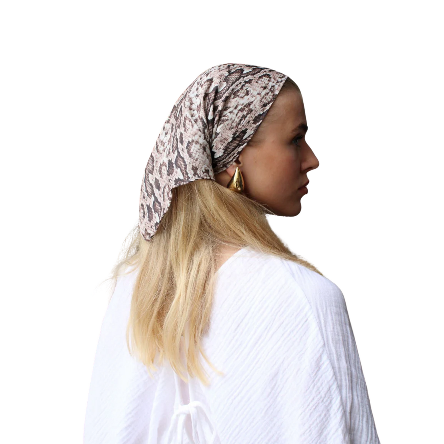 The Scarf Bar Snake Skin Bandana